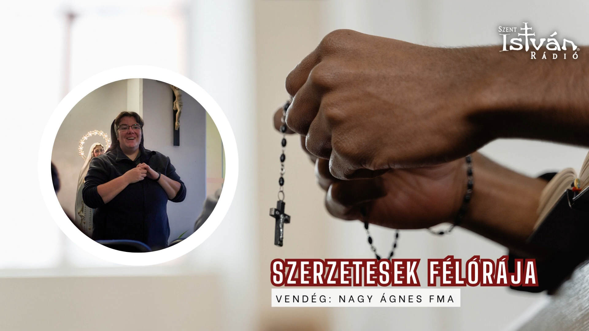 Nagy Ágnes a Szent István Televízióban