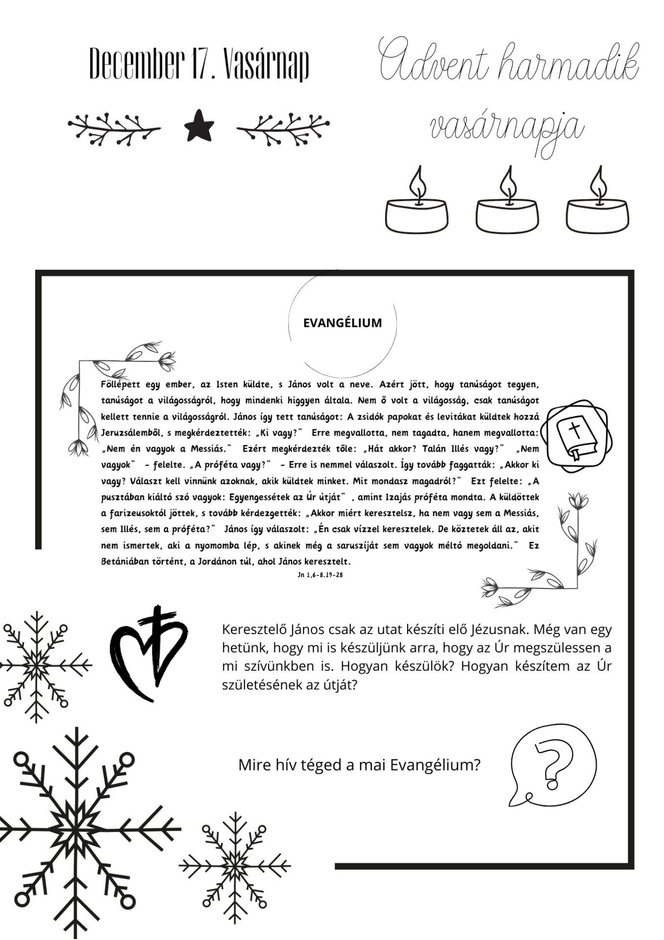 Advent Mazzarello Szent Máriával