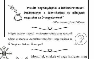 Advent Mazzarello Szent Máriával – December 18.