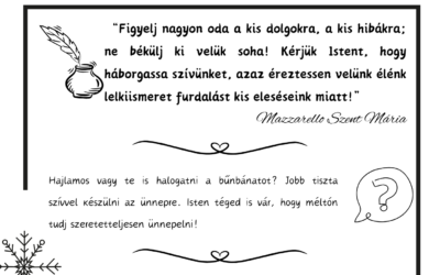 Advent Mazzarello Szent Máriával – December 22.