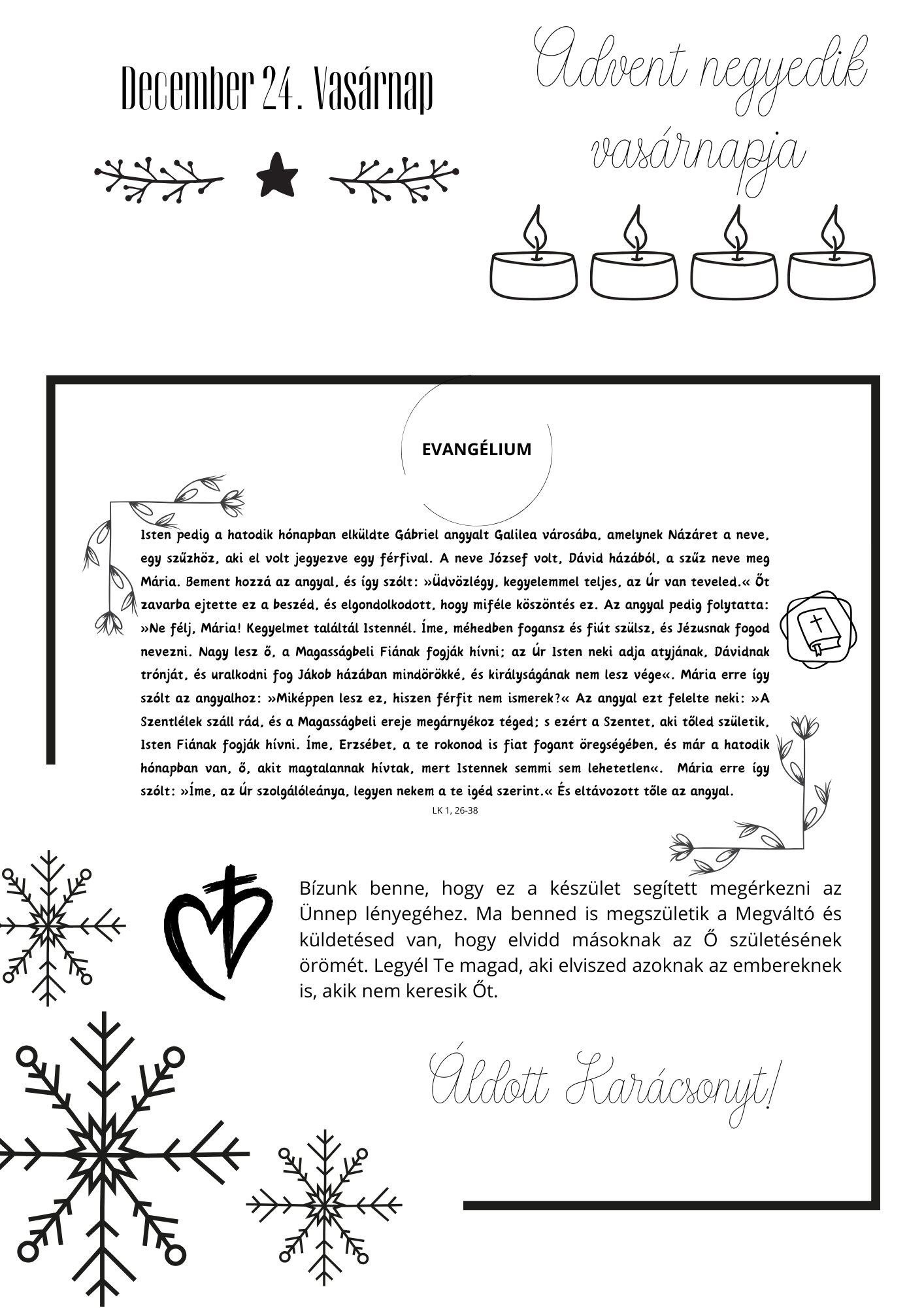 Advent Mazzarello Szent Máriával