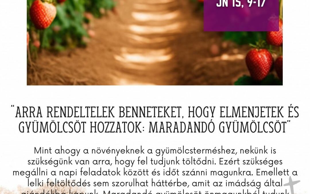 Nagyböjt I. hete: szombat