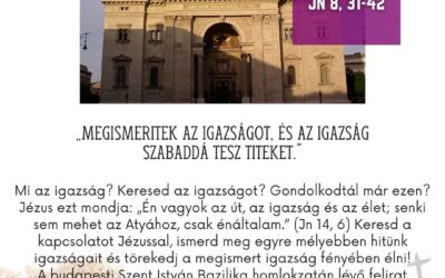 Nagyböjt 5. hete: szerda