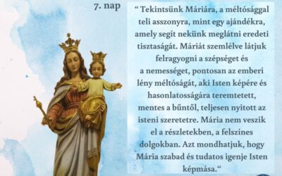 Segítő Szűz Mária kilenced 2025 7. nap