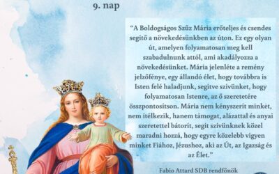 Segítő Szűz Mária kilenced 2025 9.nap