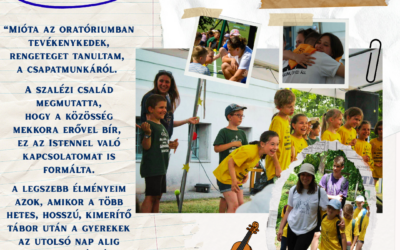 Magvetők: Cs. Németh Sarolta szalézi animátor