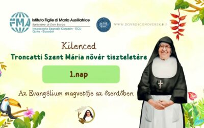 Kilenced Troncatti Szent Mária tiszteletére 1.nap